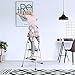 Delxo Lightweight Aluminum 2 Step Ladder Step Stool Single-Hand Carry Ladder with Handgrip Anti-Slip Sturdy and Wide Pedal Multi-Use for Household and Office Portable Step Stool 300lbs