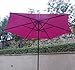 9ft Umbrella Replacement Canopy 6 Ribs in Fuchsia (HOT PINK Canopy Only)