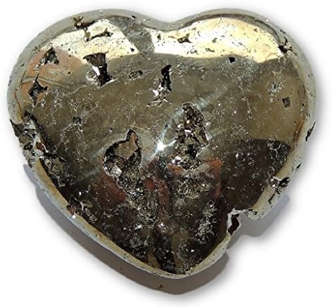 5.67cm/2.23" Iron Pyrite Polished Crystal Heart 182g