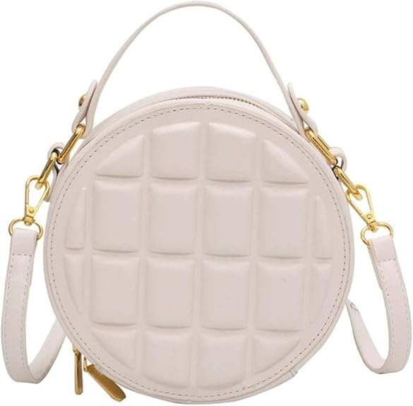 Round Crossbody Bag for Women Fashion Small Shoulder Bag Ladies
