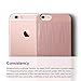 iPhone 6S Case, elago® [Outift Matrix][Rose Gold] - [Premium Hybrid Construction][Brushed Aluminum][Spark Design Award] - for iPhone 6/6S