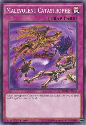Yu-Gi-Oh! - Malevolent Catastrophe (DPBC-EN036) - Duelist Pack 16: Battle City - 1st Edition - Common