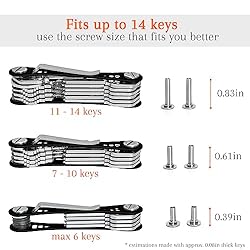 EM Key Holder Keychain for Men - Aircraft-Grade