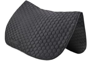 harayaa Saddle Pad for Horses Sports Non Slip Saddle Protector Portable Shock Pad