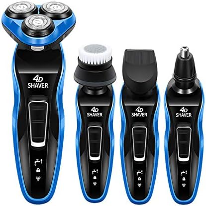 4 In 1 Male Electric Shaver Whole Body Washable Shaving Machine Rechargeable Beard Trimmer Multifunctional Floating Razor