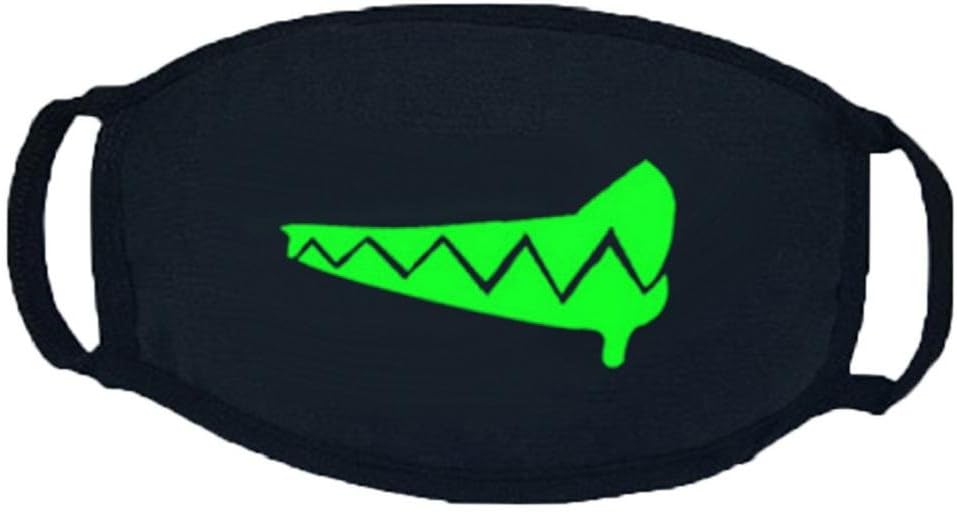Fashion Unisex Cosplay Warm Outdoor Cool Luminous Anti Dust Cotton Mouth Mask