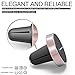 Magnetic Car Mount PAMKER Universal Colorful Air Vent Aluminum Alloy Car Phone Holder Cradle for iPhone X/8/7/6S/6/plus, Samsung Galaxy S9/S8/S7/Note 5, GPS Devices-[Rose Gold]