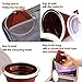Hokone Silicone Collapsible Travel Cup, Folding Camping Cup with Lids Silicone Mug Portable for Camping Drinking Coffee