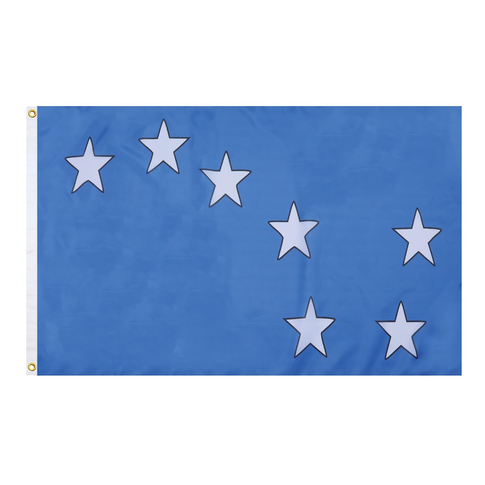 AZ FLAG - Ireland Starry Plough Blue Flag - 2x3 Ft - 100D Polyester Irish Citizen Army Banner with Two Metal Grommets - Fade Resistant - Vivid Colors - 2' x 3' Feet - 90x60 Cm