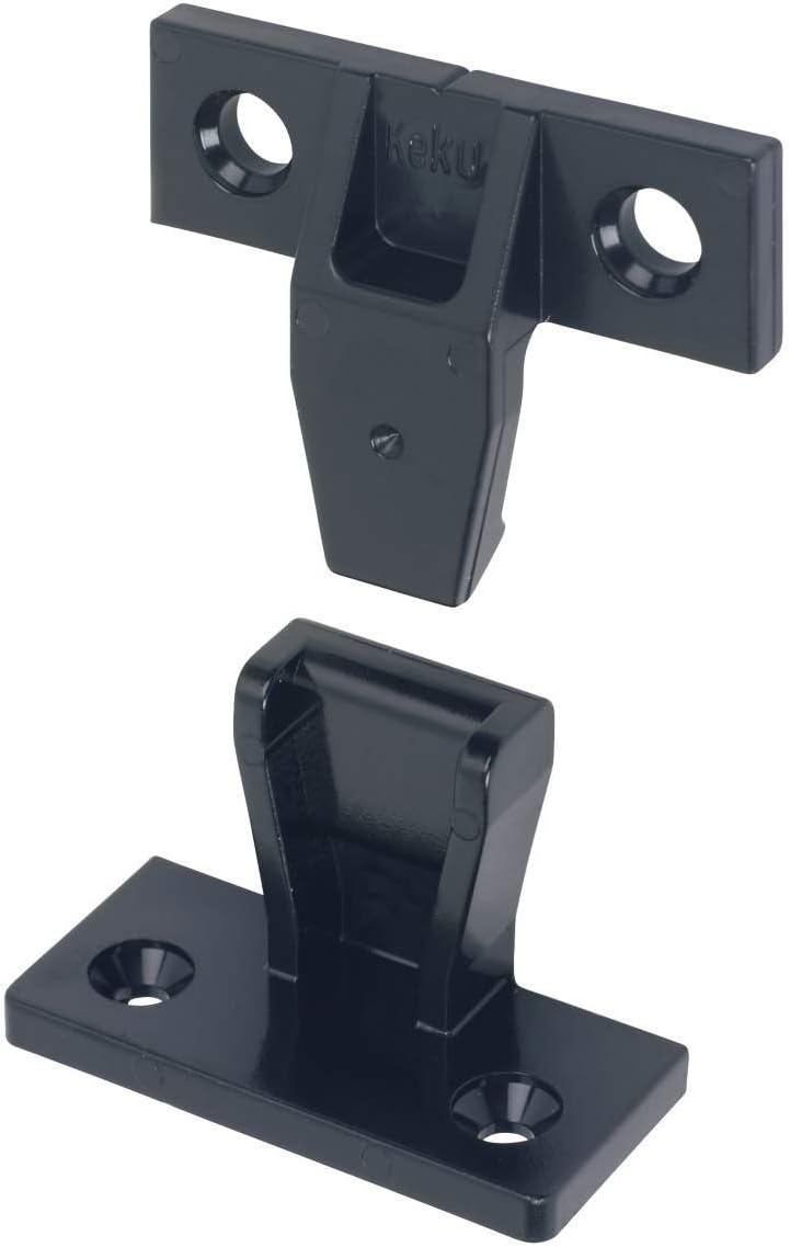 Keku Push In Fittings Press Fit Panel Hanging Clips Surface Mount Fasteners x4 Amazon.co.uk