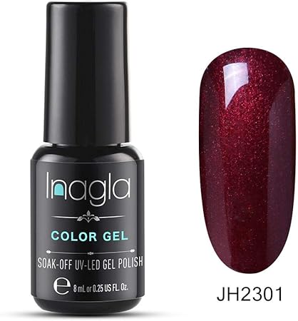 Amazon Inagla ジェルネイル カラージェル ワインレッド系 8ml Jh001 Inagla ジェルネイル 通販