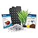 Aqueon Betta Bowl Aquarium Fish Tank Kit, Black, Half Gallon