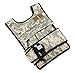 RUNmax Cross101 Adjustable Camouflage Weighted Vest with Shoulder Pads