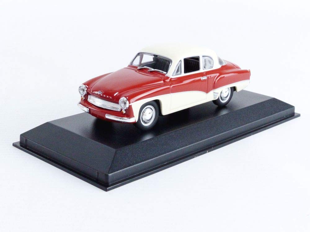 Maxichamps 1:43 Wartburg A 311 Coupe - 1958 - Red-White