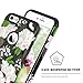 BENTOBEN iPhone 6 Case, iPhone 6S Case, Dual Layer Hybrid Heavy Duty Shockproof Protective Phone Case for iPhone 6 / 6S (4.7 Inch)-Peony Flower