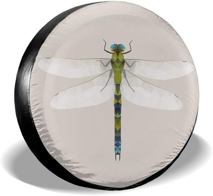 Tire Cover Dragonfly Potable Polyester Universal Spare