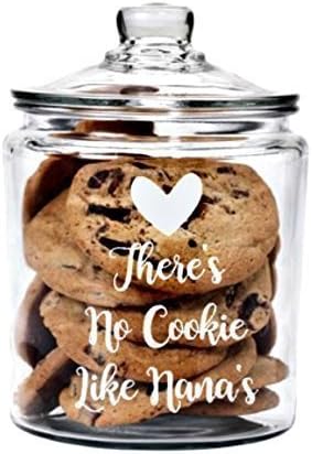 Personalized 1/2 Gallon Cookie Jar with Lid - Customize with Any Name