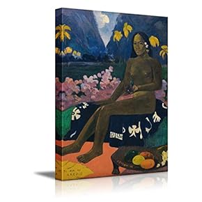 "Te Aa No Areois (The Seed of The Areoi) by Paul Gauguin - French Post-Impressionist - Canvas Art Home Art - 12x18 inches