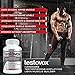 Testovox Muscle Builder and Testosterone Booster for Men (2 Bottles) | Enhance Performance with Lean Mass Formula to Jump Start Your Libido | Bulk Supplement with Tribulus Terrestris | 60 Caps Each