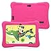 Dragon Touch Kids Tablet 7'' Quad Core, WiFi, Games, 8GB, HD Edition, Bundle w/ Pink Silicone Case