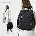 SoHo Manhattan Diaper Backpack Bag 5pc, Black