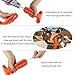 Wisedom Dog Toothbrush Stick-Puppy Dental Care Brushing Stick Effective Doggy Teeth Cleaning Massager Natural Rubber Bite Resistant Chew Toys for Dogs Pets