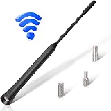 Eightwood Universal Car Antenna Replacement DAB AM/FM Roof Mast 23cm view 1