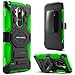 Evocel New Generation Series Phone Case Compatible with LG G Stylo with Belt Clip Holster and Kickstand, Green