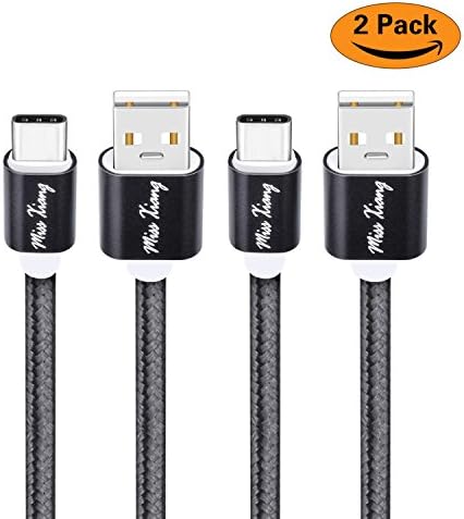 3 Foot USB Type c Cable, Tanggula Hsiang Nylon Braided Cord Fast Charging for Samsung S9,MacBook,Note 8,Lg V20,Google pixel,Moto g5 plus,g6 plus