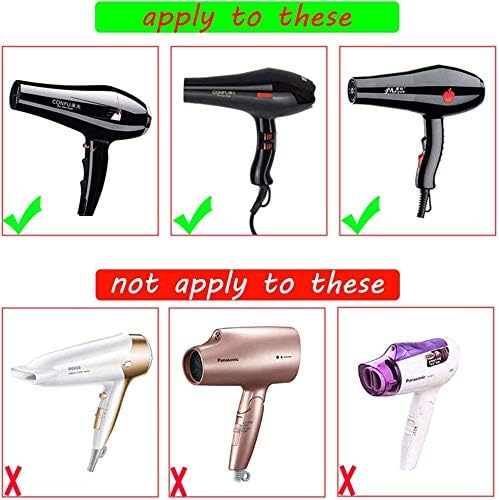 5 Colors Blower Diffuser, Universal Foldable Hairdryer Cover, Styling Tool, Professional Salon Attachment for Blow Dryers (Black) - Image 5