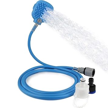 Pet Bathing Glove Sprayer With Hose Dog Shower Sprayer Brush With