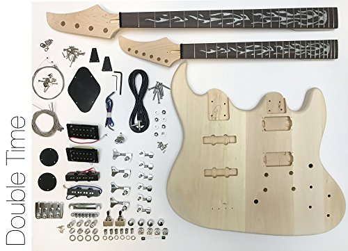 DIY Electric Guitar Kit - Double Neck Guitar and Bass