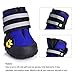 Fantastic Zone Waterproof Pet Boots Dog Boots for Various Size Dogs Labrador Husky Paw Protectors Shoes 4 Pcs