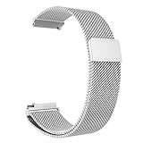 Gear S3 Frontier / Classic Watch Band, Fintie 22mm Milanese Loop Adjustable Stainless Steel Replacement Strap Bands for Samsung Gear S3 Classic / S3 Frontier Smart Watch - Silver