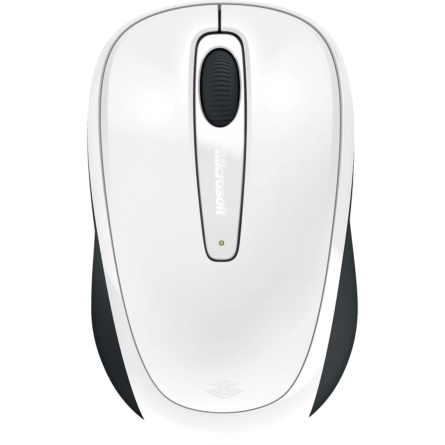 Microsoft Wireless Mobile Mouse 3500 Limited Edition - White Gloss - Comfortable design, Right/Left Hand Use, Wireless, USB 2.0 with Nano transceiver for PC/Laptop/Desktop