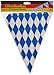 Beistle Plastic Oktoberfest Bavarian Pennant Banner For German Theme Party Supplies