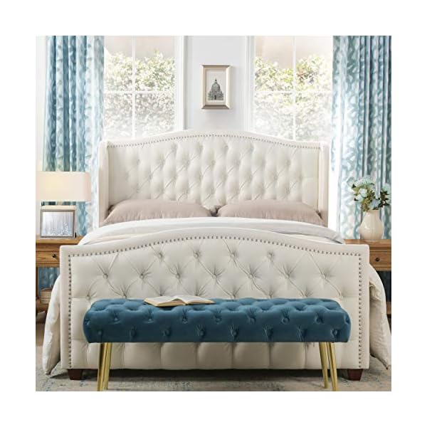 Jennifer Taylor Home 5213038572 Marcella Collection Queen Wingback