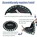 wolfyok Exercise Trampoline with Safety Pad Adjustable Handle Bar Portable & Foldable Rebounder for Adults Kids Body Fitness Training Workout Max Load 220 lbs