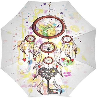 Dream Catcher Friendship Folding Rain /Sun Umbrella Travel Umbrella Anti-UV