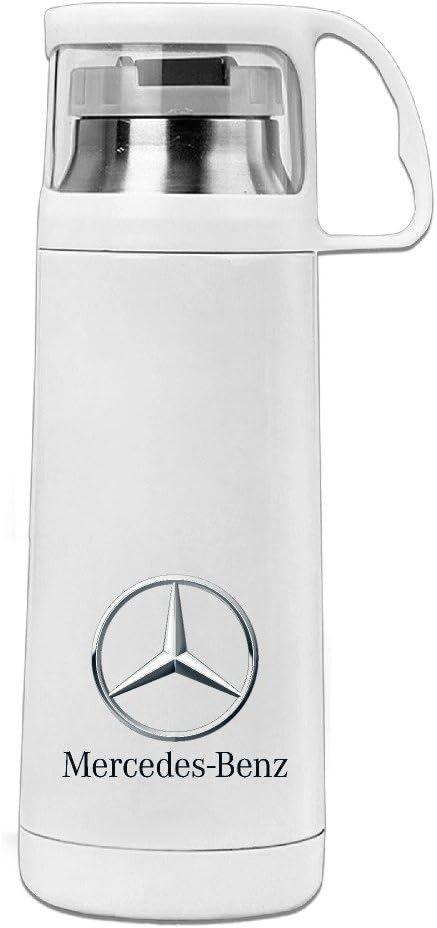 Mercedes Benz Logo Thermos Water Bottle With A Handle Vacuum Insulated Cup