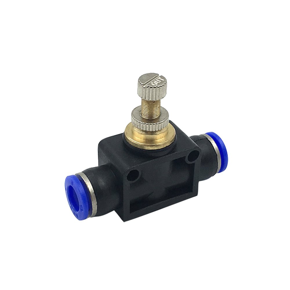 4mm to 4mm Pack of 2 inLine Speed Controller Union Straight 5/32 Tube OD x 5/32 Tube OD