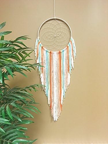 Rainbow Dreamcatcher, Wallhanging, Boho Dreamcatcher, Bohemian Home Decor, Large Dreamcatcher, Nursery Decor, Modern Dreamcatcher, Dream Catcher, Boho Wall Decor, Hippie Decor, Rainbow Wallhanging