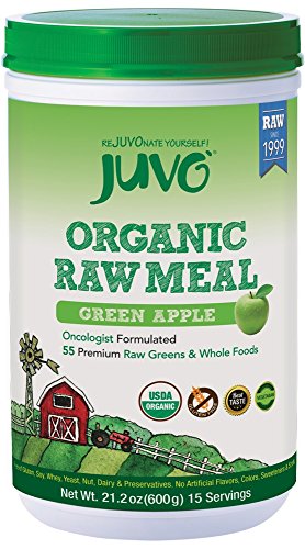 JUVO Organic Raw Meal, Green Apple, 21.2 Ounce
