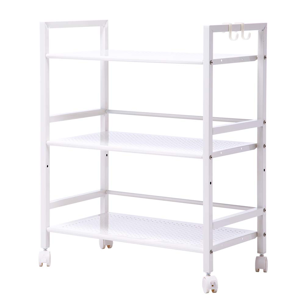 Best 3-Tier Shelves Kitchen Cart With Roller