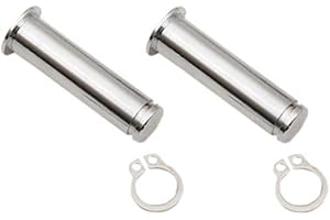 HILL COUNTRY CUSTOM CYCLES Chrome Replacement Lever Pin Set for Harley Touring models with Clutch Cable - HC-PINS-CBL-C