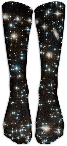 Galaxy Stars Classic Crew Socks Stocking (Shoe Size 38-44) For Men And Women