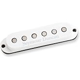 Seymour Duncan Custom Flat Strat - Neck/Middle/Bridge White | Custom Flat Strat tone gives Gilmour-style punch, sustain and muscular mids while preserving bright detail.