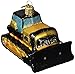 Old World Christmas Toy Bulldozer Glass Blown Ornament