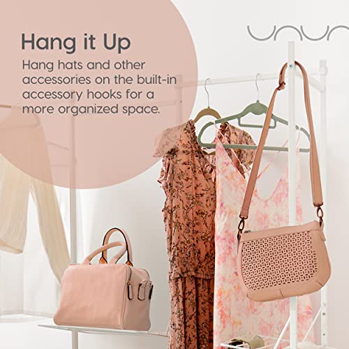 IRIS USA Clothes Rack, Collapsible Clothing Rack, Foldable Clothes