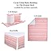 Coral Pink Tribal Print Fitted Crib Sheet - 100% Cotton Abstract Geometric Baby Girl Nursery and Toddler Bedding